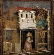 GIOTTO di Bondone Miracle of the Crucifix oil on canvas